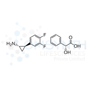 (1S,2R)-2-(3,4-Difluorophenyl)cyclopropanamine (R)-2-hydroxy-2-phenylacetate