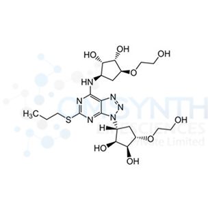 (1S,2S,3R,5S)-3-((3-((1R,2S,3S,4S)-2,3-dihydroxy-4-(2-hydroxyethoxy)cyclopentyl)-5-(propylthio)-3H-[1,2,3]triazolo[4,5-d]pyrimidin-7-yl)amino)-5-(2-hydroxyethoxy)cyclopentane-1,2-diol