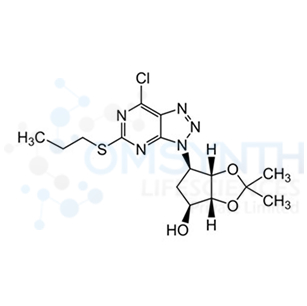 (3aR,4S,6R,6aS)-6-(7-chloro-5-(propylthio)-3H-[1,2,3]triazolo[4,5-d]pyrimidin-3-yl)-2,2-dimethyltetrahydro-4H-cyclopenta[d][1,3]dioxol-4-ol