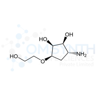 (1S,2S,3R,5R)-3-Amino-5-(2-hydroxyethoxy)cyclopentane-1,2-diol