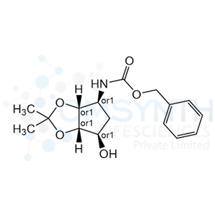 rel-Benzyl ((3aR,4S,6R,6aS)-6-hydroxy-2,2-dimethyltetrahydro-4H-cyclopenta[d][1,3]dioxol-4-yl)carbamate