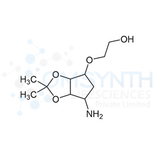 2-((6-Amino-2,2-dimethyltetrahydro-4H-cyclopenta[d][1,3]dioxol-4-yl)oxy)ethan-1-ol