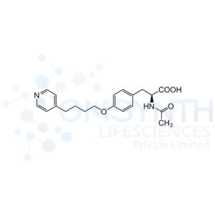 (S)-2-Acetamido-3-(4-(4-(pyridin-4-yl)butoxy)phenyl)propanoic Acid