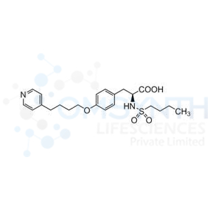 N-(n-Butanesulfonyl)-O-[4-(4-pyridinyl)-butyl]-(S)-tyrosine