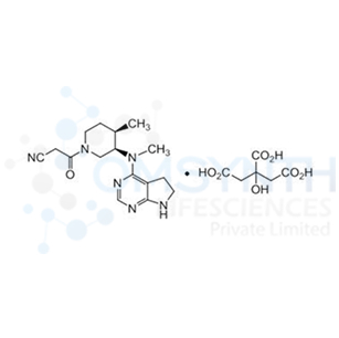 3-((3R,4R)-3-((6,7-Dihydro-5H-pyrrolo[2,3-d]pyrimidin-4-yl)(methyl)amino)-4-methylpiperidin-1-yl)-3-oxopropanenitrile 2-hydroxypropane-1,2,3-tricarboxylate