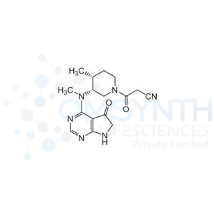 3-((3R,4R)-4-Methyl-3-(methyl(5-oxo-6,7-dihydro-5H-pyrrolo[2,3-d]pyrimidin-4-yl)amino)piperidin-1-yl)-3-oxopropanenitrile