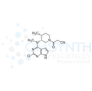 3-((3R,4R)-3-((2-Chloro-7H-pyrrolo[2,3-d]pyrimidin-4-yl)(methyl)amino)-4-methylpiperidin-1-yl)-3-oxopropanenitrile