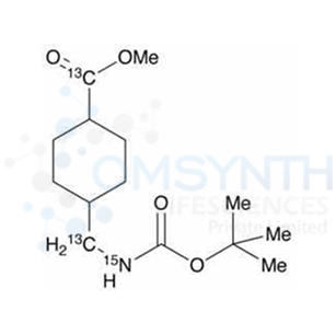 cis,trans-(1,1-Dimethylethoxy)carbonyl Tranexamic Acid Methyl Ester-13C2,15N