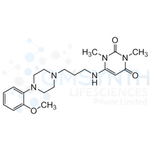 1-(3-((1,3-Dimethyl-2,6-dioxo-1,2,3,6-tetrahydropyrimidin-4-yl)amino)propyl)-4-(2-methoxyphenyl)piperazine 1-oxide