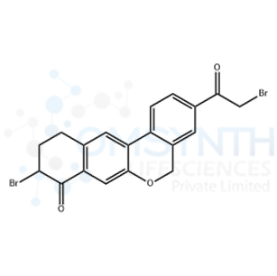 9-Bromo-3-(2-bromoacetyl)-10,11-dihydro-5H-dibenzo[c,g]chromen-8(9H)-one