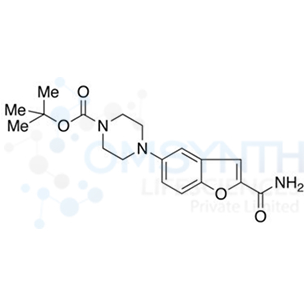 4-[2-(Aminocarbonyl)-5-benzofuranyl]-1-piperazinecarboxylic Acid tert-Butyl Ester
