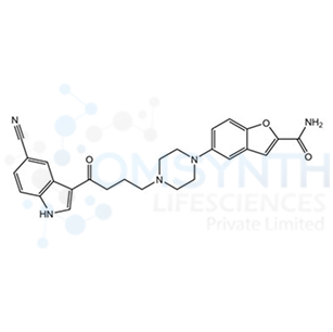 5-(4-(4-(5-Cyano-1H-indol-3-yl)-4-oxobutyl)piperazin-1-yl)benzofuran-2-carboxamide