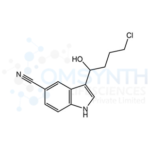 3-(4-Chloro-1-hydroxybutyl)-1H-indole-5-carbonitrile