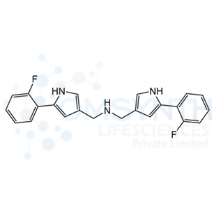 bis((5-(2-Fluorophenyl)-1H-pyrrol-3-yl)methyl)amine