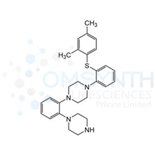 1-(2-((2,4-Dimethylphenyl)thio)phenyl)-4-(2-(piperazin-1-yl)phenyl)piperazine