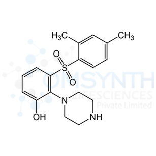 3-((2,4-Dimethylphenyl)sulfonyl)-2-(piperazin-1-yl)phenol