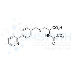 N-(Acetyl-d3)-S-[4-(2-pyridinyl)benzyl]-L-cysteine