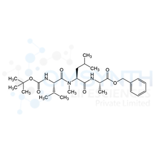 Benzyl N-((tert-butoxycarbonyl)-L-valyl)-N-methyl-L-leucyl-L-alaninate