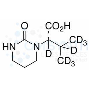 (S)-Tetrahydro-α-(1-methylethyl)-2-oxo-1(2H)-pyrimidineacetic Acid-d8