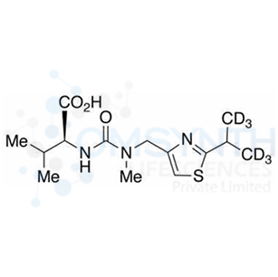 N-[[N-Methyl-N-[(2-isopropyl-1,1,1,3,3,3-d6]-4-thiazolyl)methyl)amino]carbonyl-L-valine Carboxylic Acid