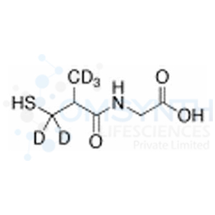 N-(3-Mercapto-2-methylpropanoyl)glycine-d5