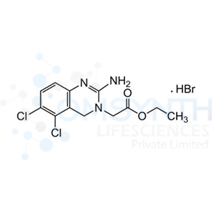 Ethyl 2-(5,6-dichloro-2-imino-1,2-dihydroquinazolin-3(4H)-yl)acetate Hydrobromide