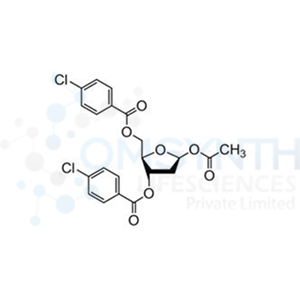 (2R,3S,5S)-5-Acetoxy-2-(((4-Chlorobenzoyl)oxy)methyl)tetrahydrofuran-3-yl 4-chlorobenzoate