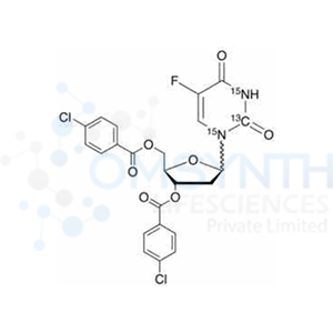 3,5-Di-O-p-chlorobenzoyl α,β-Floxuridine-13C,15N2