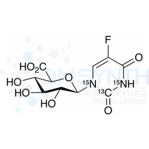 5-Fluorouracil-13C,15N2 N-β-D-Glucuronide