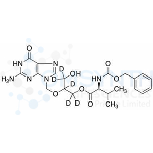 N-Carbobenzyloxy-L-valinyl-ganciclovir-d5
