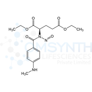 Diethyl N-(4-(methylamino)benzoyl)-N-nitroso-D-glutamate