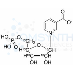 β-Nicotinic Acid Mononucleotide-13C5