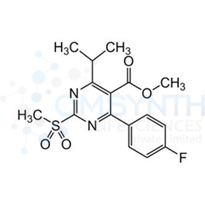 Methyl 4-(4-Fluorophenyl)-6-isopropyl-2-(methylsulfonyl)pyrimidine-5-carboxylate