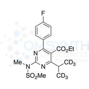 Ethyl 4-(4-Fluorophenyl)-6-isopropyl-2-(N-methylmethylsulfonamido) pyrimidine-5-carboxylate-d6