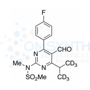N-(4-(4-Fluorophenyl)-5-formyl-6-isopropylpyrimidin-2-yl)-N-methylmethanesulfonamide-d6