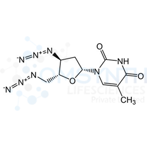 1-((2R,4S,5R)-4-Azido-5-(azidomethyl)tetrahydrofuran-2-yl)-5-methylpyrimidine-2,4(1H,3H)-dione