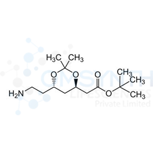 tert-Butyl 2-((4R,6S)-6-(2-aminoethyl)-2,2-dimethyl-1,3-dioxan-4-yl)acetate