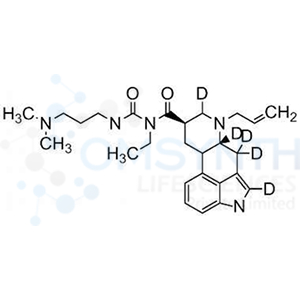 (8β)-N-[[[3-(Dimethylamino)propyl]amino]carbonyl]-N-ethyl-6-(2-propen-1-yl)-ergoline-8-carboxamide-d5