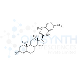(17β)-N-[2,5-Bis(trifluoromethyl)phenyl]-3-oxo-androst-4-ene-17-carboxamide