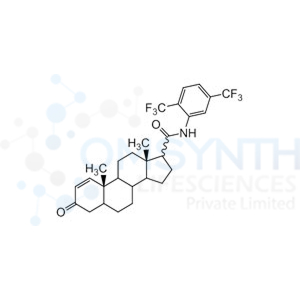 (10R,13S)-N-(2,5-bis(Trifluoromethyl)phenyl)-10,13-dimethyl-3-oxo-4,5,6,7,8,9,10,11,12,13,14,15,16,17-tetradecahydro-3H-cyclopenta[a]phenanthrene-17-carboxamide