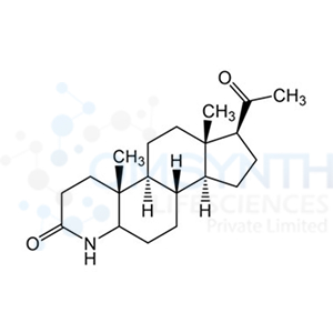 4-Aza-pregnane-3,20-dione