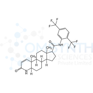 rel-(4aR,4bS,6aS,7R,9aS,9bS,11aR)-N-(2,5-Bis(trifluoromethyl)phenyl)-4a,6a-dimethyl-2-oxo-2,4a,4b,5,6,6a,7,8,9,9a,9b,10,11,11a-tetradecahydro-1H-indeno[5,4-f]quinoline-7-carboxamide
