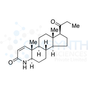 Des[[N-(1,1-Dimethylethyl)amino]carbonyl] 17-(Propionyl) Finasteride