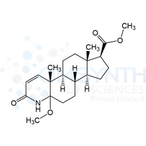 3-Oxo-4-aza-11a-methoxy-5α-alpha;ndrost-1-ene-17β-carboxylic acid methyl ester