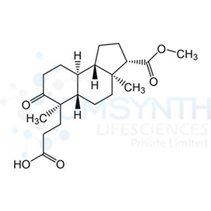 3-((3S,3aS,5aS,6R,9aS,9bS)-3-(methoxycarbonyl)-3a,6-dimethyl-7-oxododecahydro-1H-cyclopenta[a]naphthalen-6-yl)propanoic acid