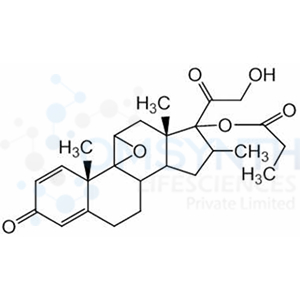 (4aS,6aS)-7-(2-Hydroxyacetyl)-4a,6a,8-trimethyl-2-oxo-2,4a,5a,6,6a,7,8,9,9a,9b,10,11-dodecahydrocyclopenta[1,2]phenanthro[4,4a-b]oxiren-7-yl propionate