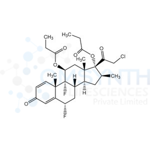 (6S,8S,9R,10S,11S,13S,14S,16S,17R)-17-(2-Chloroacetyl)-6,9-difluoro-10,13,16-trimethyl-3-oxo-6,7,8,9,10,11,12,13,14,15,16,17-dodecahydro-3H-cyclopenta[a]phenanthrene-11,17-diyl dipropionate