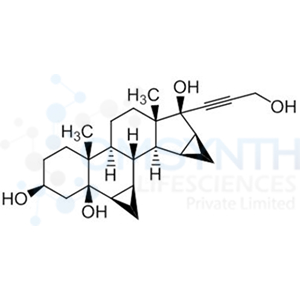 17-(3-Hydroxy-1-propynyl)-6β,7β:15β,16β-dimethyleneandrostane-3β,5β,17β-triol