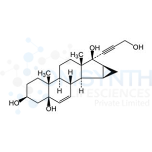 3β,5β,17β-Trihydroxy-17α-(3-hydroxy-1-propynyl)-15β,16β-methylene-5β-androst-6-en-17-one