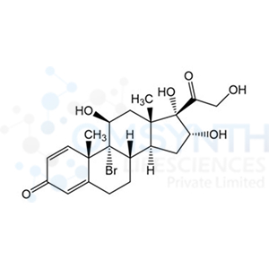 (8S,9R,10S,11S,13S,14S,16R,17S)-9-Bromo-11,16,17-trihydroxy-17-(2-hydroxyacetyl)-10,13-dimethyl-6,7,8,9,10,11,12,13,14,15,16,17-dodecahydro-3H-cyclopenta[a]phenanthren-3-one